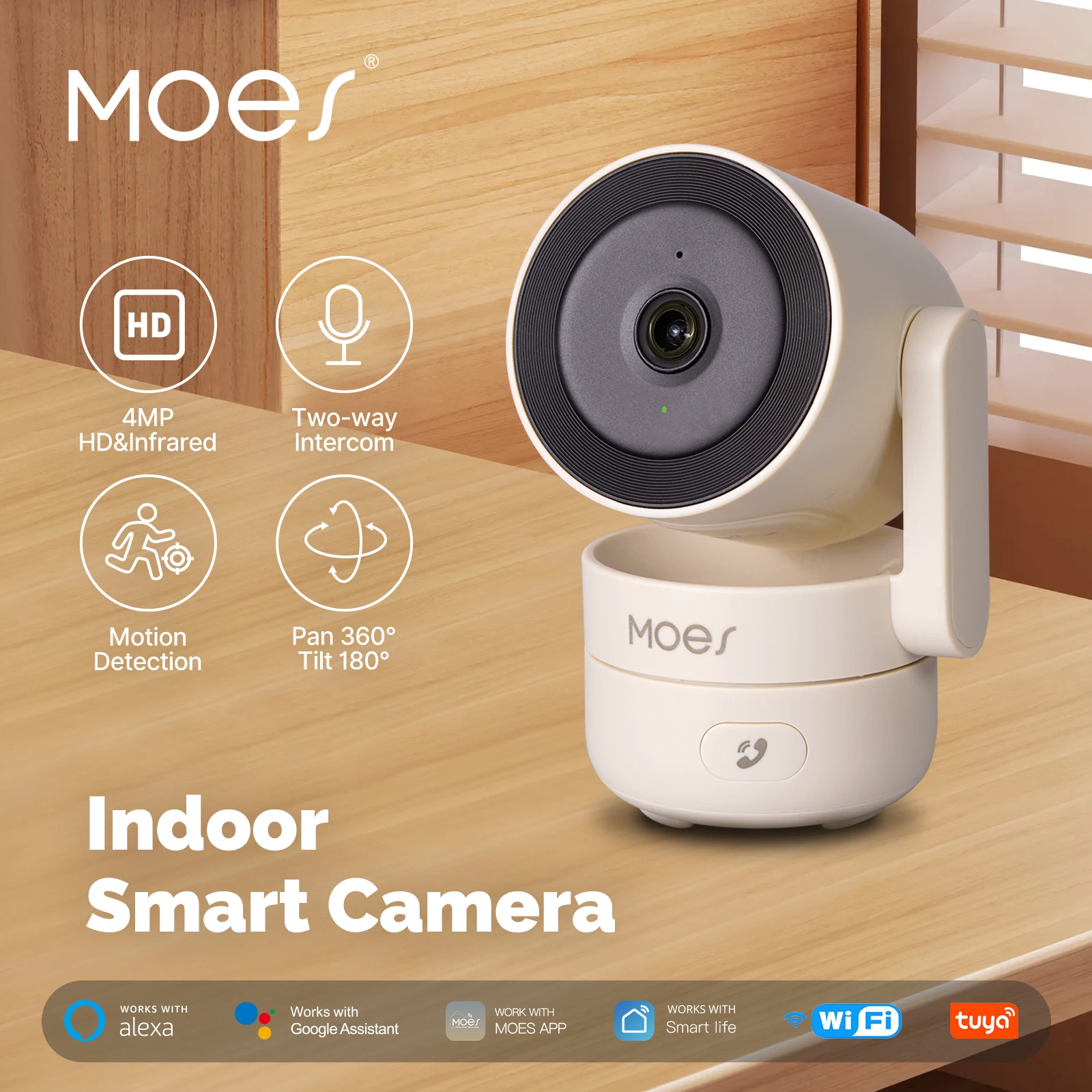 Eufy Camera E220 - MOESTuya WiFi 실내 팬/틸트 스마트 보안