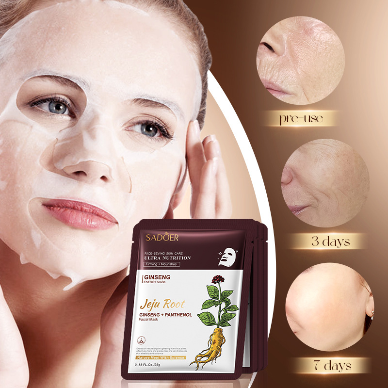 5개입 사도어 식물 뿌리 페이스 마스크 인삼 미백 페이 - Root Stimulator Liquid 리뷰 및 가격