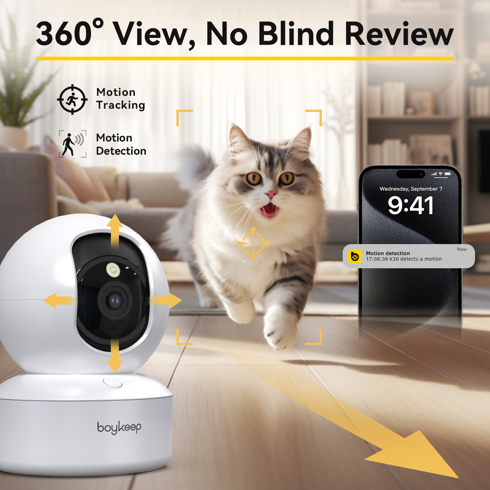 Boykeep 2K 애완견 카메라(휴대폰 앱 포함),  - Eufy Camera E220 리뷰 및 가격
